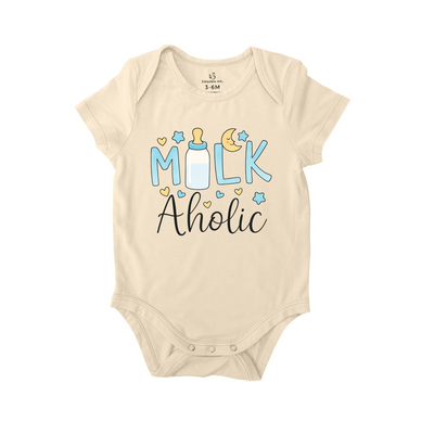Milkaholic Bamboo Bodysuit | Funny Baby Onesie