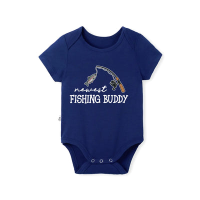Newest Fishing Buddy Baby Onesie