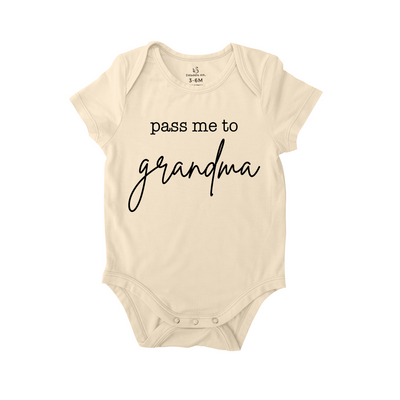 Pass me to Grandma Baby Onesie