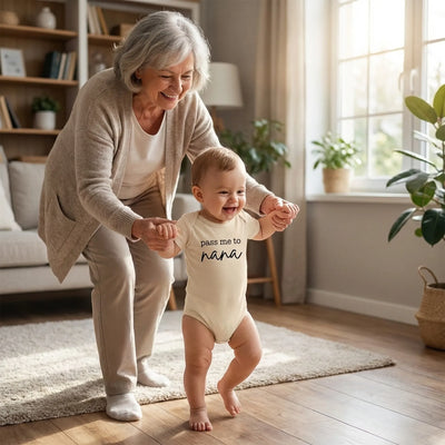 'Pass me to Nana' Bodysuit for Her Favorite Cuddles