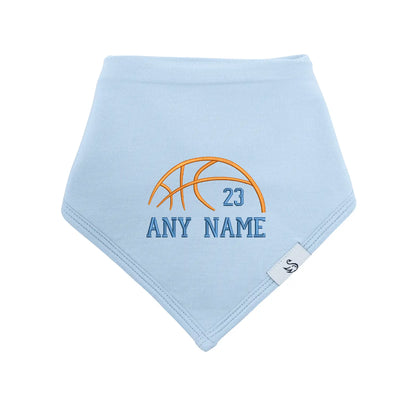 Personalized Basketball Baby Bib