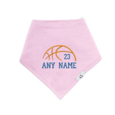 Personalized Basketball Baby Bib