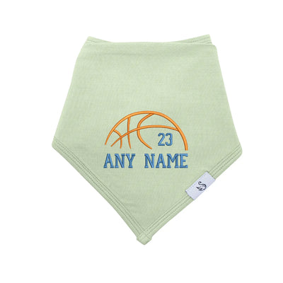 Personalized Basketball Baby Bib