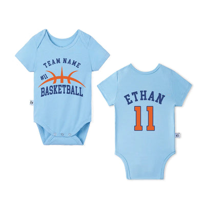 Personalized Basketball Baby Onesie