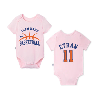 Personalized Basketball Baby Onesie