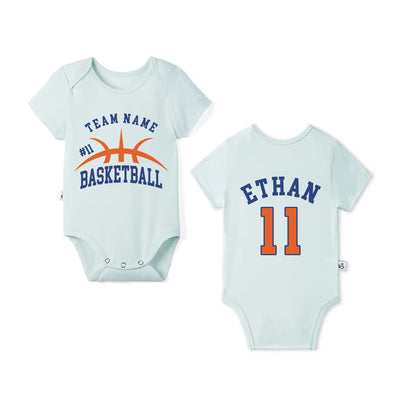 Personalized Basketball Baby Onesie