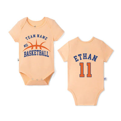 Personalized Basketball Baby Onesie