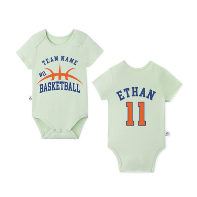 Personalized Basketball Baby Onesie
