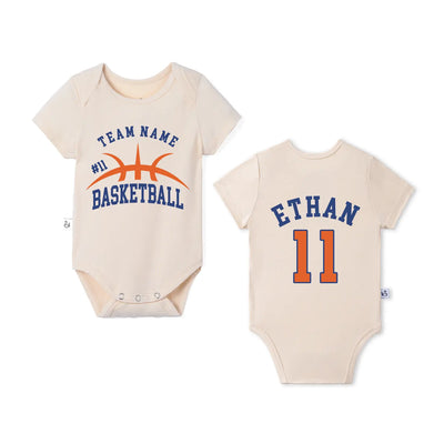 Personalized Basketball Baby Onesie