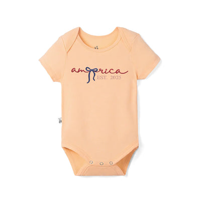 Personalized Coquette America Baby Onesie