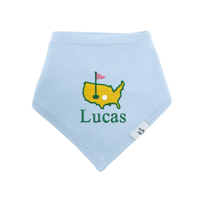 Personalized Embroidered Baby Golf Bib