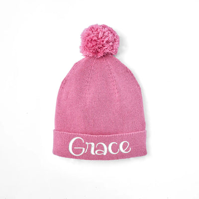 Personalized Embroidered Name Baby Beanie