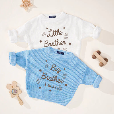 Personalized Little Brother & Big Brother Sweaters