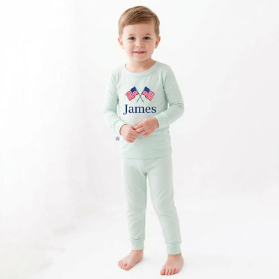 4th of july baby pajamas