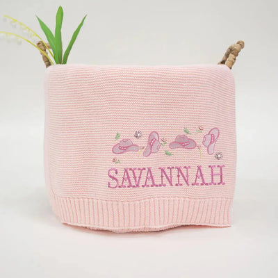 Personalized Western Pink Cowgirl Baby Blanket isn't just a cozy layer; it's a tender embrace of rustic elegance, lovingly stitched to celebrate the adventurous spirit of your new arrival.
