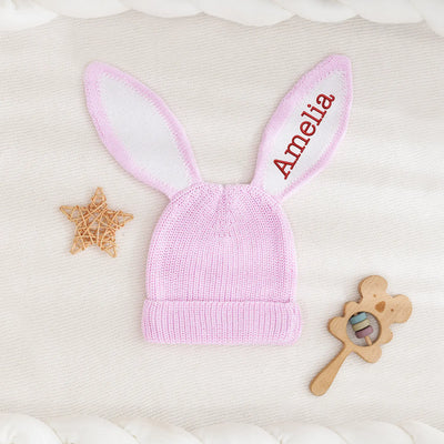Personalized Baby Easter's Day Bunny Beanie