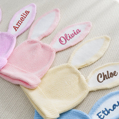 Personalized Baby Easter's Day Bunny Beanie