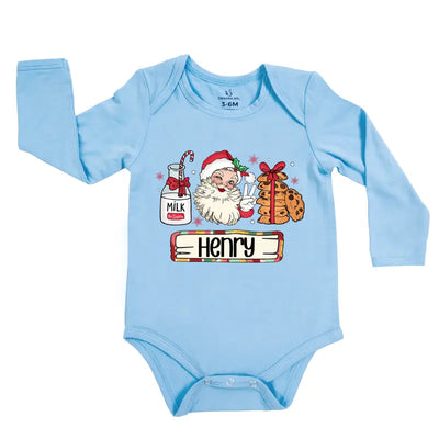 Personalized Christmas Santa Sweet Baby Onesie