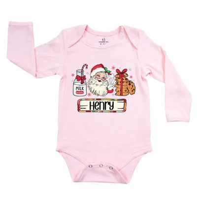 Personalized Christmas Santa Sweet Baby Onesie