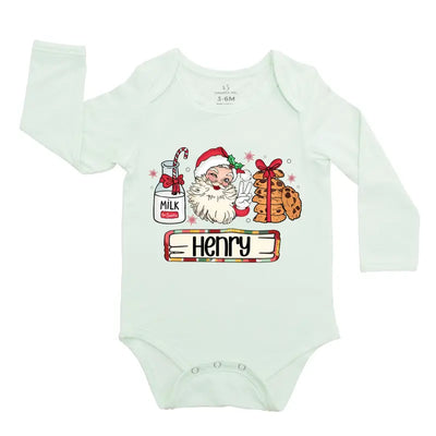 Personalized Christmas Santa Sweet Baby Onesie