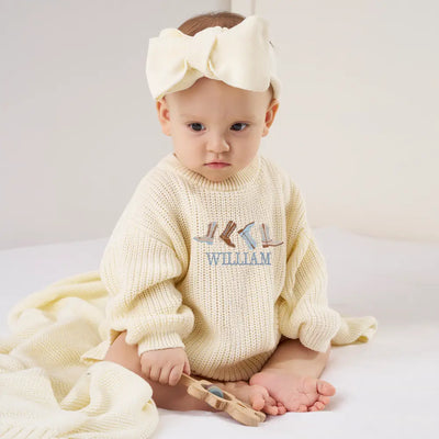 Personalized Name Western Country Romper