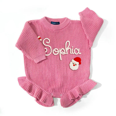 Personalized Santa Romper with Name - SwaddleAn