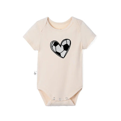 Personalized Soccer Ball Baby Onesie