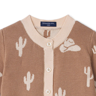 Cactus Baby Knit Button Romper