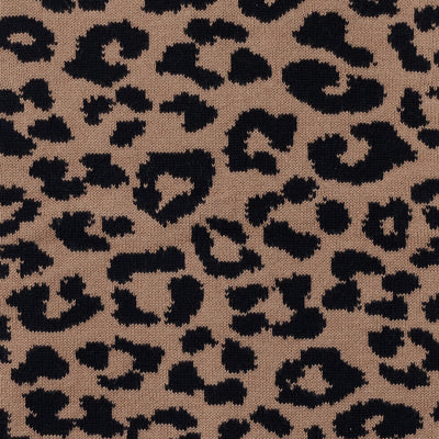 Leopard Knitted Oversized Topknot