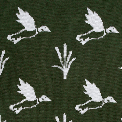 Mallard Duck Knit Long Sleeve Crewneck Sweater