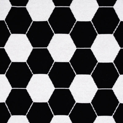 Soccer Jacquard Knit Baby Blanket
