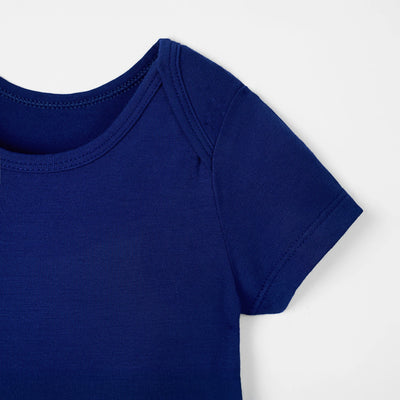 Bamboo Baby Bodysuit in Blue Depths