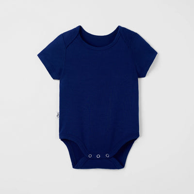 Bamboo Baby Bodysuit in Blue Depths