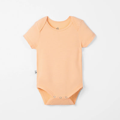 Bamboo Baby Bodysuit in Peach Fuzz
