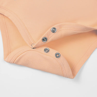 Bamboo Baby Bodysuit in Peach Fuzz