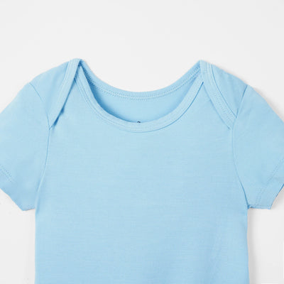 Bamboo Baby Bodysuit in Blue Bell