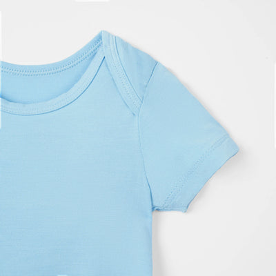 Bamboo Baby Bodysuit in Blue Bell