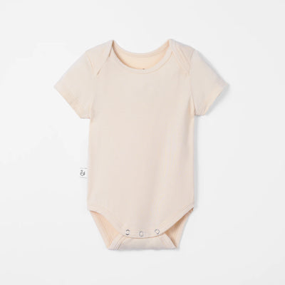 Bamboo Baby Bodysuit in Sand