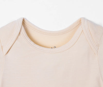 Bamboo Baby Bodysuit in Sand