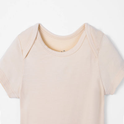 Bamboo Baby Bodysuit in Sand