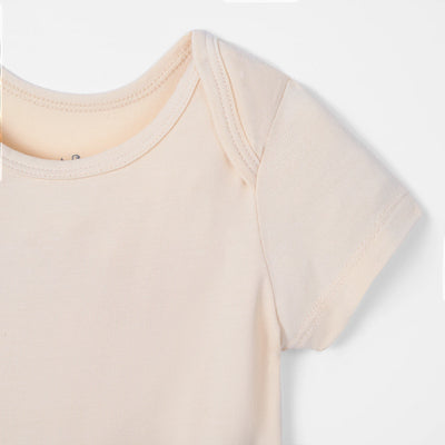Bamboo Baby Bodysuit in Sand