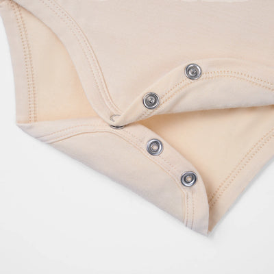 Bamboo Baby Bodysuit in Sand