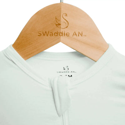 Convertible Footie Pajamas - Mint SwaddleAn