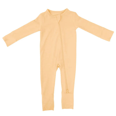 Convertible Footie Pajamas - Peach Fuzz SwaddleAn