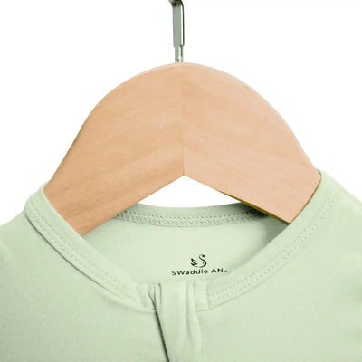 Convertible Footie Pajamas - Sage Green SwaddleAn