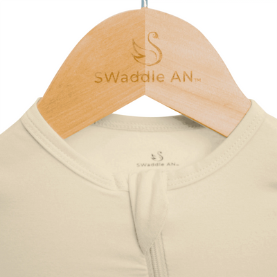 Convertible Footie Pajamas - Sand SwaddleAn
