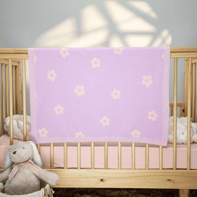 Daisy Jacquard Baby Blanket SwaddleAn