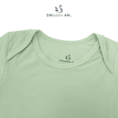 Farm Tractor Bamboo Baby Bodysuit | Soft Farm Themed Baby Onesie SwaddleAn