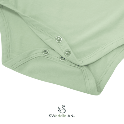 Farm Tractor Bamboo Baby Bodysuit | Soft Farm Themed Baby Onesie SwaddleAn