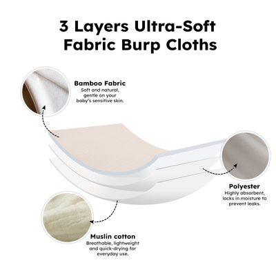 Burp Cloths - Pink Tint SwaddleAn